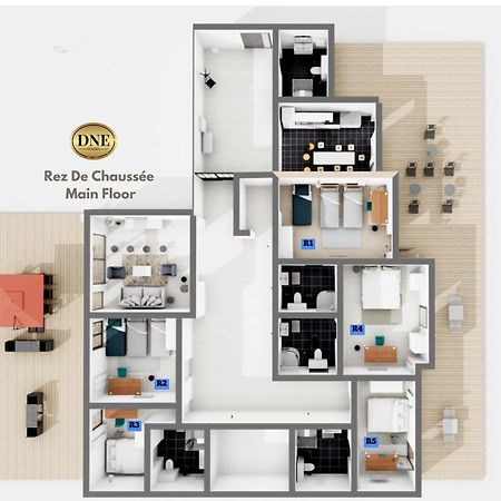 D&E - Paris-Disney - Holidays Apartment - Appartement De Vacances - 5 Chambres- 5 Sdb - 5 Bedrooms - 5 Bathrooms - Netflix Champs-Sur-Marne Exteriér fotografie